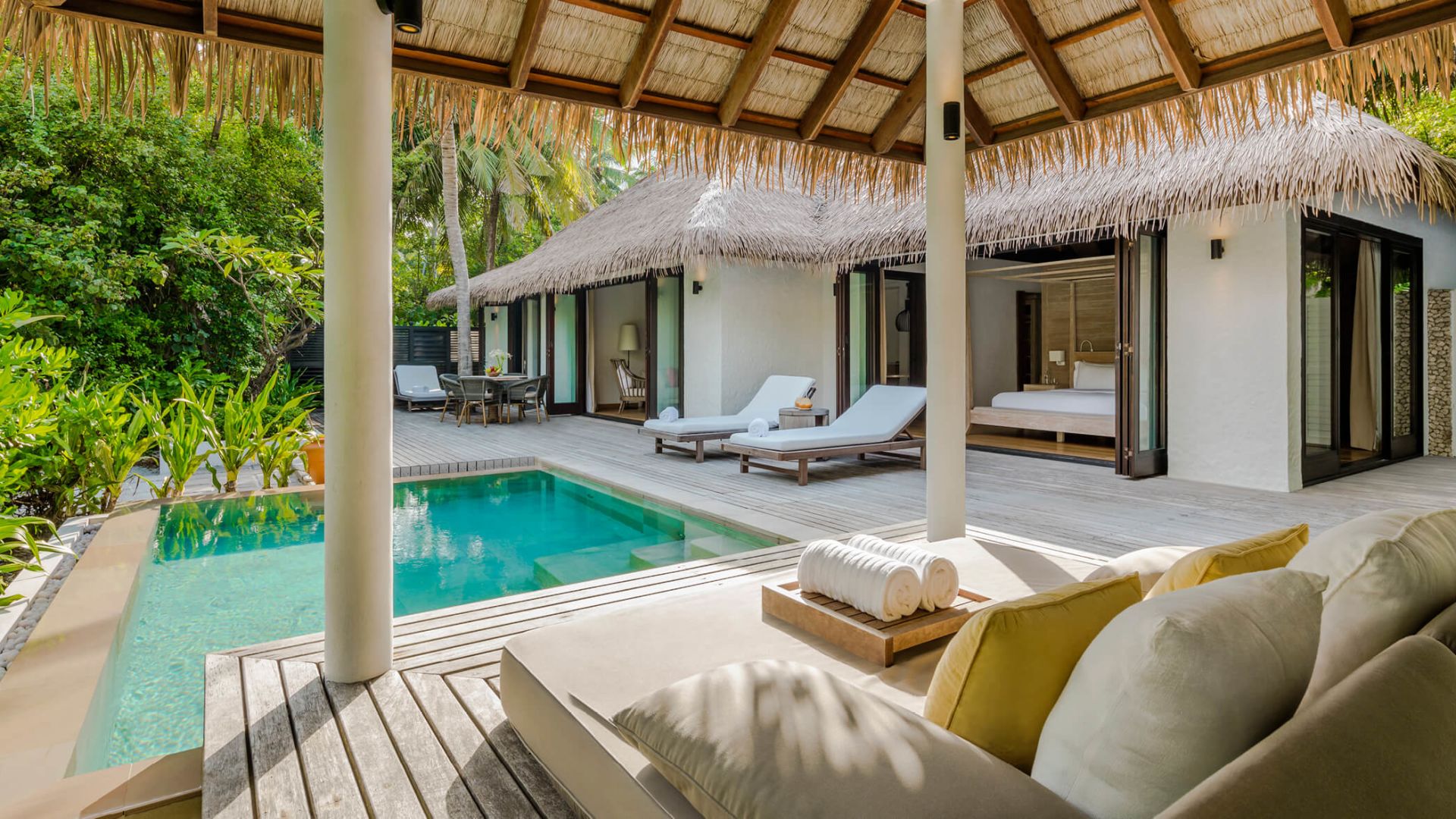 Two Bedroom Beach Villa Pool - Image