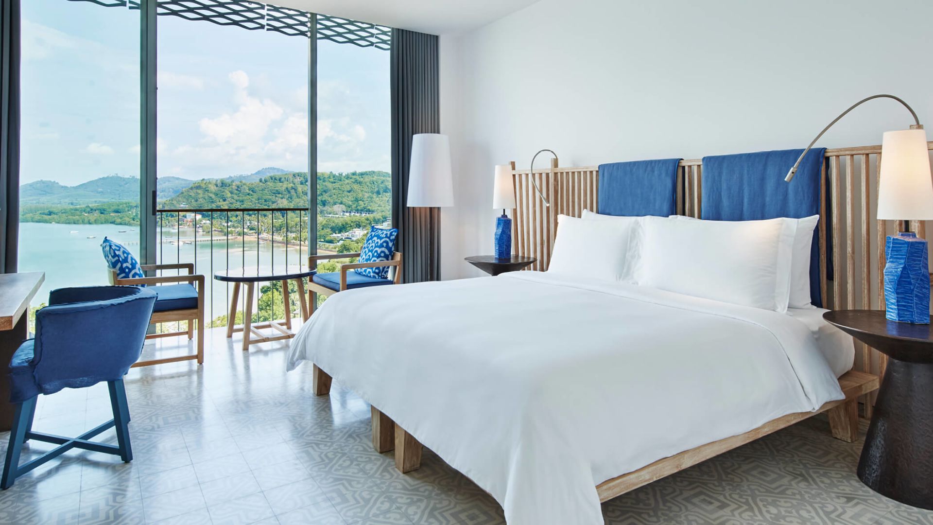 Bedroom overlooking the Andaman Sea - Image