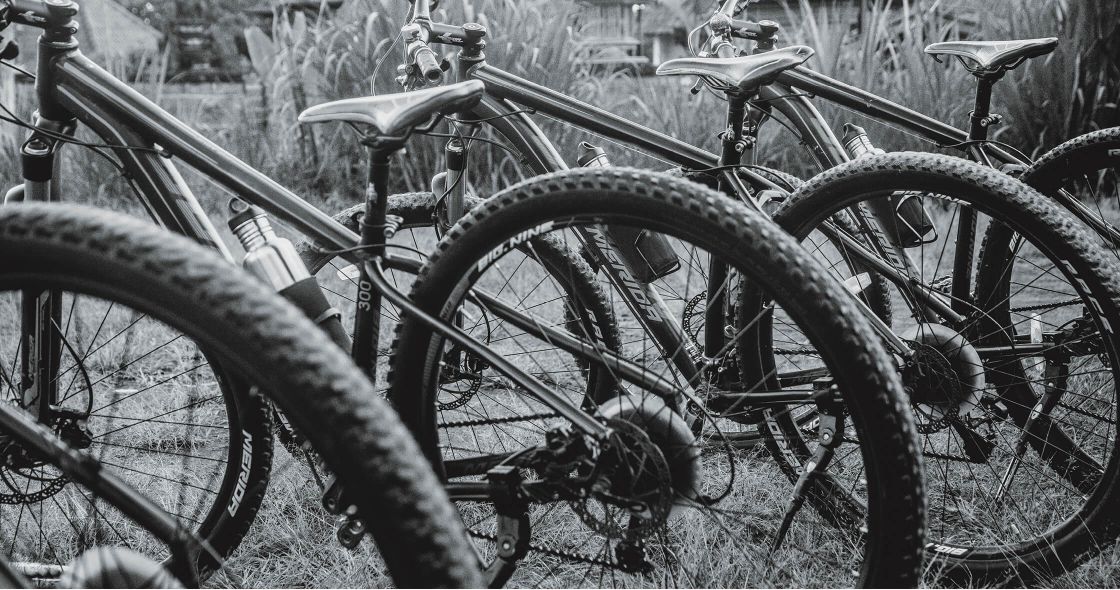 A Group Of Bicycles