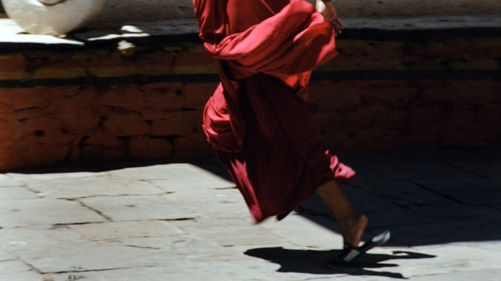 A Person Wearing A Red Dress