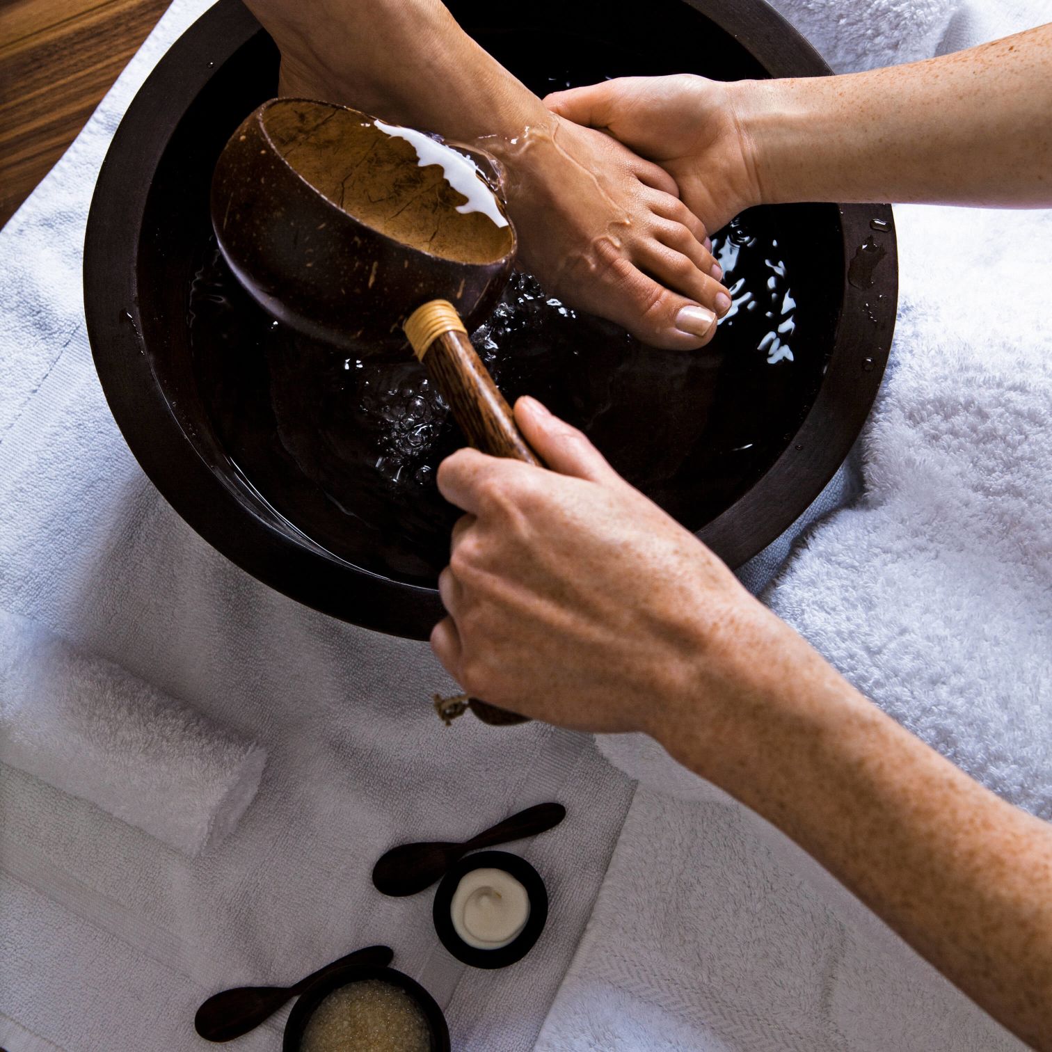 A Person Making A Cake